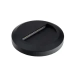 Olcsó Optonica LED lépcsővilágító lámpa fekete 2W 80lm 3000K kerek IP65 7503