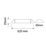 Optonica LED bútorvilágító lámpa 20W 1660lm 6000K hideg fehér IP20 OT6674 Ajánlat