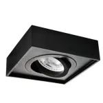 Vásárlói kedvenc Kanlux Mini GORD mennyezeti lámpa fekete GU10 50W DLP-50-B 28781