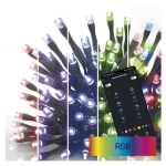 Emos GoSmart LED karácsonyi fényfüzér kültéri és beltéri 12m időzítővel RGB wi-fi IP44 D4ZR02 Gyors kiszállítás