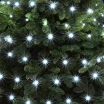 Kiárusítás Home LED508DWH DOT LED-es fényfüzér, kül- és beltéri kivitel, 500 db hidegfehér LED, 8 világítási mód, 50 m füzérhossz LED508DWH