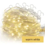 Emos LED Drop karácsonyi fényfüzér jégcsapok kültéri és beltéri 1,7 m meleg fehér D3CW01 Ne maradj le