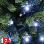 Gyors szállítás Somogyi LED-es sorolható izzósor 200 db hideg fehér LED 10 cm LED-távolság teljes hossz 20 m KSI 200/WH