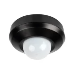 Kanlux SENTO-O-WT-B mozgás és jelenlétérzékelő fekete 360° max. 20m IP20/44 PIR mozgásérzékelő 37367 Árengedmény