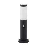 Alacsony ár Avide Boca kültéri állólámpa mozgásérzékelővel fekete 1xE27 450 mm IP44 AOLPE27-BOC-S-B