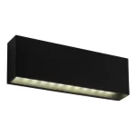 Avide kültéri fali LED lámpa 6W 533lm 4000K 240 mm fekete IP65 Melbourne Azonnal elérhető