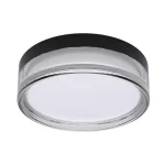 Szezonális akció Optonica kültéri LED mennyezeti lámpa 18W 1800lm CCT fekete/fehér kerek IP65 12058