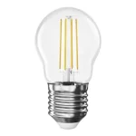 Emos LED izzó filament kisgömb E27 3,4W 470lm 2700K ZF6D22 Akció