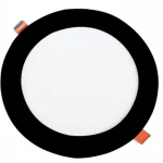 Optonica led süllyesztett led panel 18W 1260 Lm beépített LED-es vékony modul, kerek, 3CCT, fekete 12924 Gyors kiszállítás