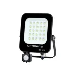 Outlet Optonica LED reflektor mozgásérzékelővel fekete 20W 1800lm 2700K meleg fehér IP65 5776