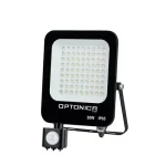 Legnépszerűbb Optonica LED reflektor mozgásérzékelővel fekete 50W 4500lm 6000K hideg fehér IP65 5780