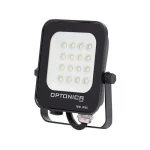 Vásárlói kedvenc Optonica LED reflektor fekete 10W 900lm 2700K meleg fehér IP65 5723