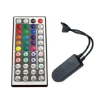 Gyors kiszállítás Optonica smart vezérlő és távirányító RGB LED szalaghoz fekete 44 gomb 6336