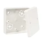 Ne maradj le Kopos Kolin kötődoboz fedéllel kábelcsatornához 81x81x16mm fehér LK 80R/2_HB