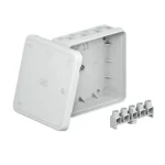 Outlet OBO A14 műanyag vezeték kötődoboz üres 100x100x40mm 2000378