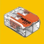 Vásárlói kedvenc Wago 2-es oldható vezeték összekötő új karos csatos kivitel max. 6 mm2 221-612