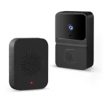 Delight Smart videó kaputelefon csengő szett Wi-Fi-s, akkumulátoros HD fekete 55385BK Akciós ár