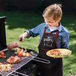 Grill kötény Vízlepergető hatás gyerek méret 44x60cm fekete 56294B Ajánlat