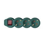 Home NV 3K-5/GR/1,5 hálózati elosztó 5 m HK5 H05VV-F 3G1,5 mm2 kábel, kétpólusú kapcsoló, IP20 kivitel, 3 védőérintkezős aljzat, max. 3500W, zöld NV 3K-5/GR/1,5 Bestseller