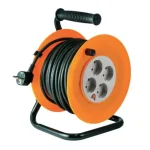 Home by Somogyi kábeldobH05VV-F 3G1,5 mm² 50m IP20 vezetékkel 4 földelt aljzat fém talp HJR 4-50 Kiárusítás