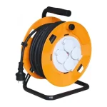 Home by Somogyi HJR 10-25/2,5 kábeldob 25 m fém talp IP44 H05RR-F 3G 2,5 mm2 gumi kábel max. 3600 W 4 aljzat takarófedéllel védőkapcsoló HJR 10-25/2,5 Vásárlói kedvenc