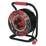 Nézd meg most EMOS Kültéri kábeldob 50m 4 aljzat fekete gumi-neoprén H07RN-F IP44 230V 1,5 mm2 P19223
