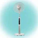 Árcsökkenés Home SFR 40 3D álló ventilátor, 60 W, 3 fokozat, 40 cm-es lapátátmérő, 3D-s oszcillálás, távirányító, átlátszó lapát, LED kijelző, fehér SFR 40 3D