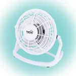 Home TF 10 USB/WH asztali ventilátor, 2,5 W, 10 cm-es lapátátmérő, 1 fokozat, 1,4 m USB vezeték, fehér TF 10 USB/WH Expressz szállítás