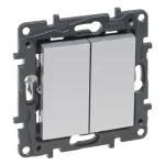 Legrand Niloé Step 106 váltókapcsoló alumínium 10AX 863306 Akciós ár