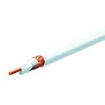 Home RG 6-32/WH koax kábel, 75 Ohm, PVC és PE szigetelés, réz ér, 32 szál rézharisnya, alumínium + PET fólia, 100m, fehér RG 6-32/WH Gyors szállítás