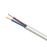 Azonnal elérhető MT 2x2,5 mm2 kábel sodrott réz vezeték fehér H05VV-F