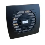 Biztonságos vásárlás Fürdőszoba fekete axiális elszívó ventilátor 19W 100m3/h 100mm EOL 100B ONYX