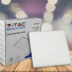 12W-os LED panel testreszabható szerelvénnyel, négyzet alakú, 750lm Samsung chippel Vásárlói kedvenc