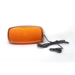 Kiárusítás LED figyelmeztető jelzőfény 38W, mágnes, 2 üzemmód, 3,5m kábel autó szivargyújtóhoz, 12-24V [BLK0032]