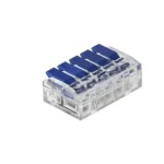 Kábelcsatlakozó 5PIN mini snap kék 0,75-4mm2, 450V/32A [OR-SZ-8017/5/50] Nézd meg most