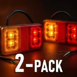 16XLED TEHERAUTÓ HÁTSÓ LÁMPA, 12-24V, BALRA/JOBBRA/2-PACK! [L2295] Utolsó esély