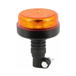 Korlátozott ajánlat LED figyelmeztető lámpa 16W, 12xLED, R65, R10, flexibilis csatlakozás fogantyúval, 12/24V, 4 mód, narancssárga, IP67 [ALR0006-4]