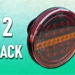 LED-es hátsó lámpa, 3 funkció, 12/24V/2-PACK! [L1909] Kiárusítás
