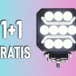 Szuper ajánlat LED munkalámpa 15W, 1500lm + LED szalag, 12/24V, IP67, 1+1 gratis! [L0184]