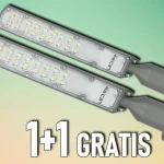 Biztonságos vásárlás LED vonal LED közvilágítás FLAMINGO adapterrel, 100W, 10000lm, IP65, 4000K, szürke, 1+1 gratis! [203808]