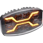 Első LED lámpa SPIDER + figyelmeztetés + pozíció 54W+1.5W+12W, 12/24V, IP67 [L3436] Árcsökkenés