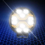 Vásárlói kedvenc ELÜLSŐ LED LÁMPA SPIDER TOXIC + FIGYELMEZTETŐ + POZÍCIÓ LÁMPA 80W+3W+14W, 12/24V, IP69K [L3440]
