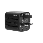 Szuper akció GOworld univerzális utazóadapter, 100 – 240V, 8A