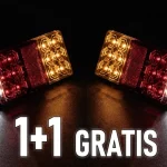 Hátsó LED lámpa 12/24V, 4 funkció, 1+1 gratis! [L2501] Szezonális akció