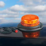 Utolsó esély LED figyelmeztető jelzőfény 10W, mágneses rögzítés, 12/24V [ALR0058]