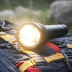 Legkelendőbb Taktikai LED-zseblámpa, 10W, 300lm, USB-C-n keresztül tölthető, 5 üzemmód [LA0200]