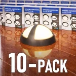 Legkelendőbb LED fali lámpa SZAFIR 4W, 270lm, függőleges mintázattal/10-PACK! [OR-OP-6020LPMP3]
