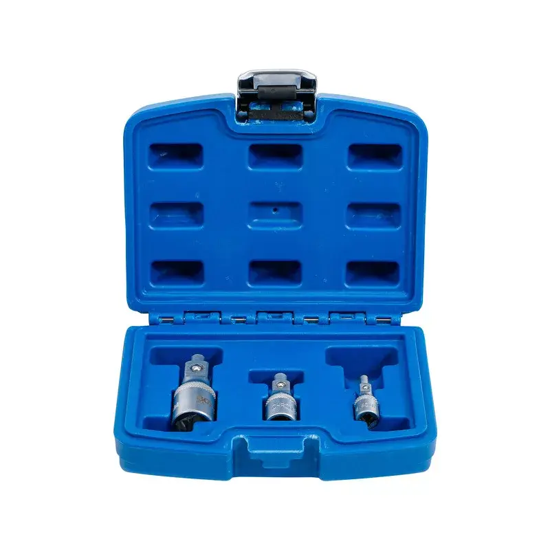 Különleges ajánlat Toldószár készlet 3 db-os mágneses 1/4"-3/8"-1/2" - BGS