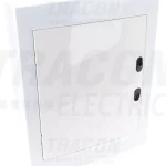 Végkiárusítás Falon kívüli elosztódoboz, fehér-sík ajtóval, NPE nélkül